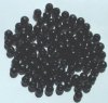 100 8mm Black Round Wood with 2mm Hole